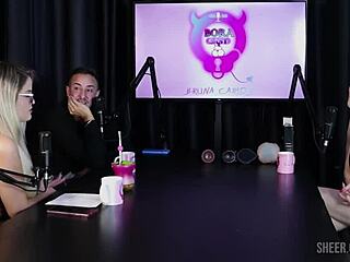 Mary Red Queen's Bora Cast With Bruna Carlos In Sheer Red.