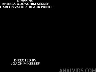 Andrea Enjoys Ass Pounding with Three BBCs