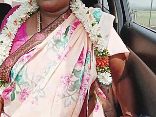 Desi Hot Aunty Car Sex Romantic Dirty Talks Telugu Adio