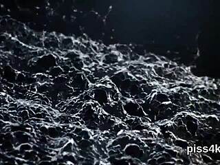 Elegant Lesbian Cuties Sprayed with Pee Splatter Wet Pussies