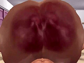 i banged the giant-titted resort owner in sims 4