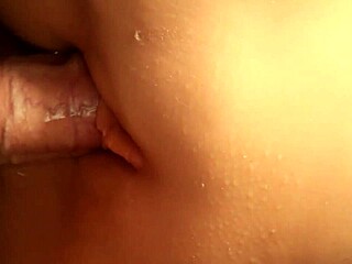 The lube makes her pussy feel good to fuck