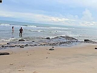Play Ends In Lots Of Sex On Busy Beach