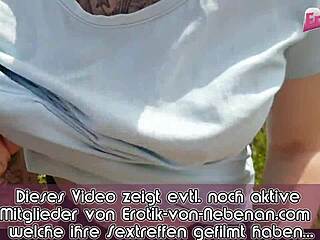 My German ex hates cum on her face during outdoor sex 😏