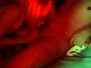 young woman impressing her boss with oral skills