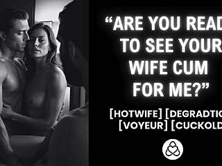 Wife Seeks Help In Front Of Husband In Amateur Couple Scenario