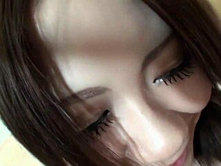 fucking asian mommy with big cock, blowjob, cumshot, and fingering 😈