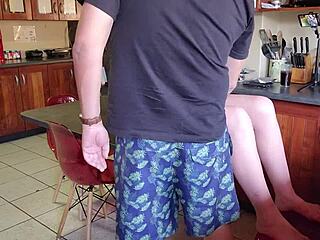 Neighbour's Wife Screams and Bites During Intense Orgasms