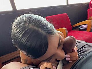 Hey, unfaithful wife fulfilling that wild fantasy with two guys.