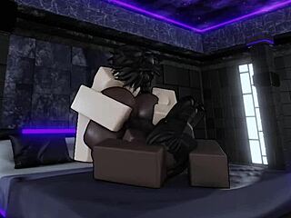 Cute Robloxian Rides Cock In Condo