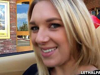 busty blonde picked up by porn agent for hardcore fun 😏