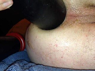 맥주랑 딜도로 애널 섹스 놀이