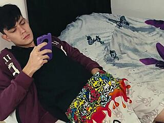 my stepson was masturbatin with his tantaly doll and i help him with his penis