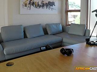 Busty African Dancer Auditions With Wild Moves