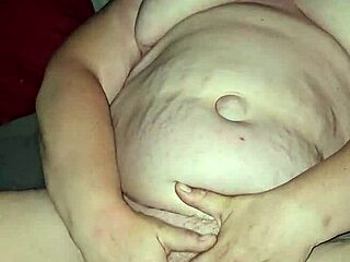 Flicking her bean till she cums hard