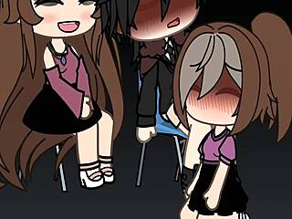 Gacha styl sex mezi nevlastním otcem a nevlastní dcerou