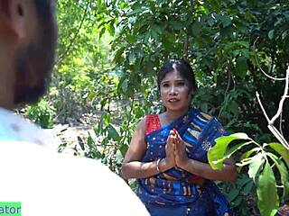 Tantrik misleads village wife and fucks her with big dick in reality sex