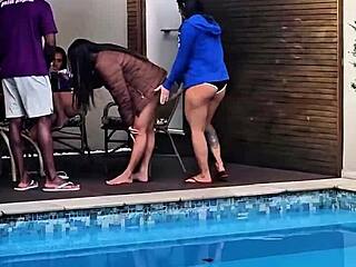 did the cuckold husband film the big black cock fucking his wife and friend?