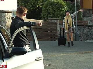 The new foreign wife experiences sweaty passion in romantic sex with her petite tight body.