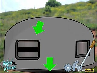 Inked Raven Plays Zombies Attack With Shaved Pussy Exposed