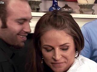 cock hungry wife brooke belle bangs a stud as her hubby looks on dtw2721