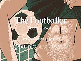 Journalist fucked hard by athlete in locker room, feeling emotions in sexy interview