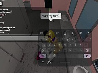 Are you watching me get fucked by the gringo on Roblox?