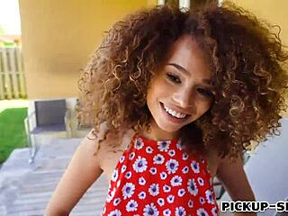 Tjekkisk luder Cecilia Lion kneppet i det offentlige