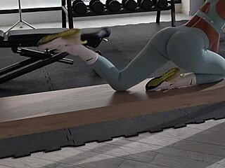 i'm a fit teen who fucks my personal trainer after gym