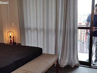 Pornstar Brasil Brazilian Huge Cock Cumming Masturbation