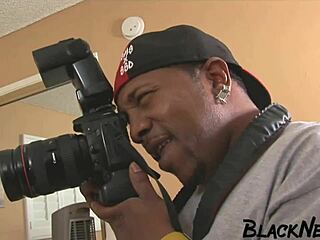 ebony bbw enjoys the doggystyle position