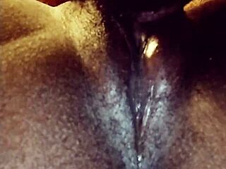 Ebony lovers lick pussy in panties leading to orgasm