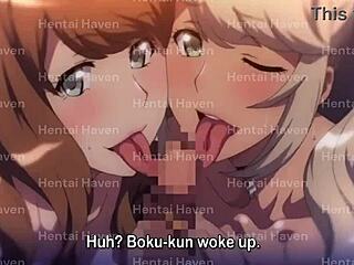 Both Step Sisters Wake Me Up With Intense Cock Licking, Evoking Deep Emotional Stirrings And Forbidden Desires