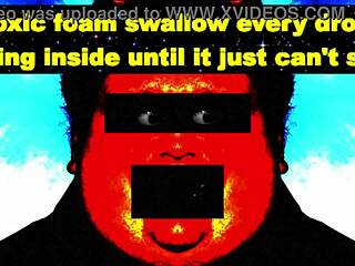 Toxic foam by Randy Prozac in casual setting