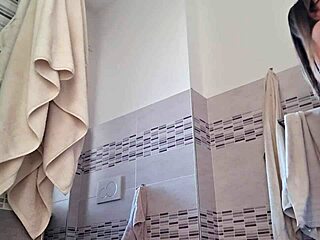 hottie cleans house while wearing panties