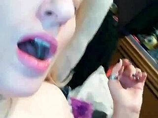 Bunny girl enjoys a delicious pussy feast in this intimate session.