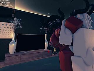 collab 2 demons fuck each other in a condo, so hot