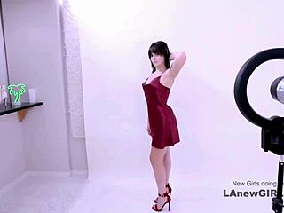 radiant brunette muse gets fucked at the modeling audition