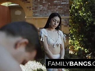 Familybangs Com ⭐ Brunette Girl Crushes On Fit Stepbro!