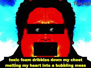 Toxic foam by Randy Prozac in casual setting