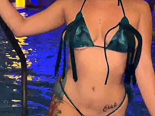 Katty Blake fucks in public spa?