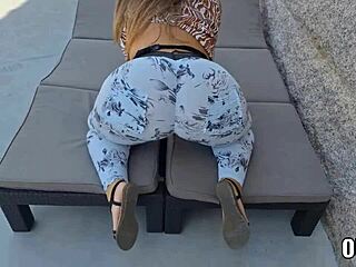 Latina Housewife Gets Fucked Outdoors By Big Cock In Her Huge Ass