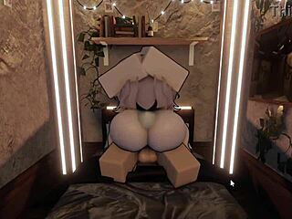 Fucking the Roblox Slut Roughly with Monster Cock in the Condo