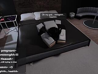 Roblox game where she loses control as I claim her big ass