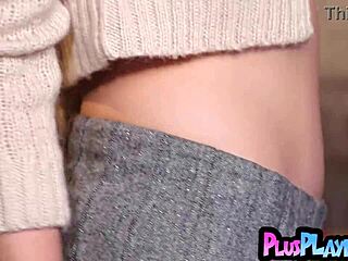 Beautiful MILF Shows Body After Passionate Striptease For Playboy