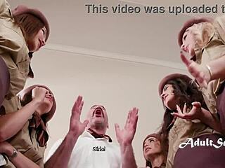 first girl to ride that porn stache wins