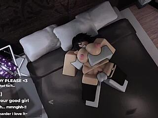 Roblox game where she loses control as I claim her big ass
