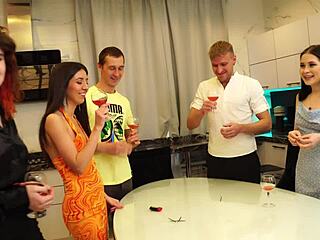 students throw a wild new year's orgy party