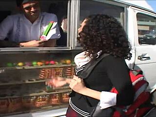 Summer Bailey Eats Ice Cream Before Fucking.