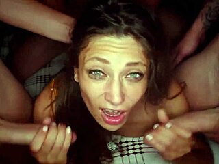 gangbang to stepsister who couldn't handle three cocks